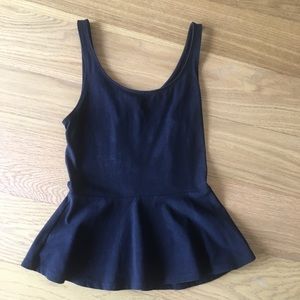 Express black peplum